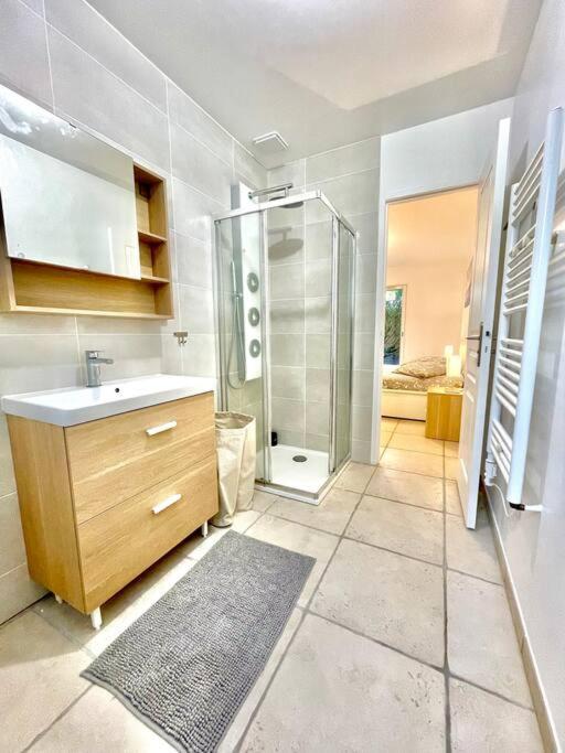 Charmante Villa Pour 10 Personnes Saint-Augustin  Extérieur photo
